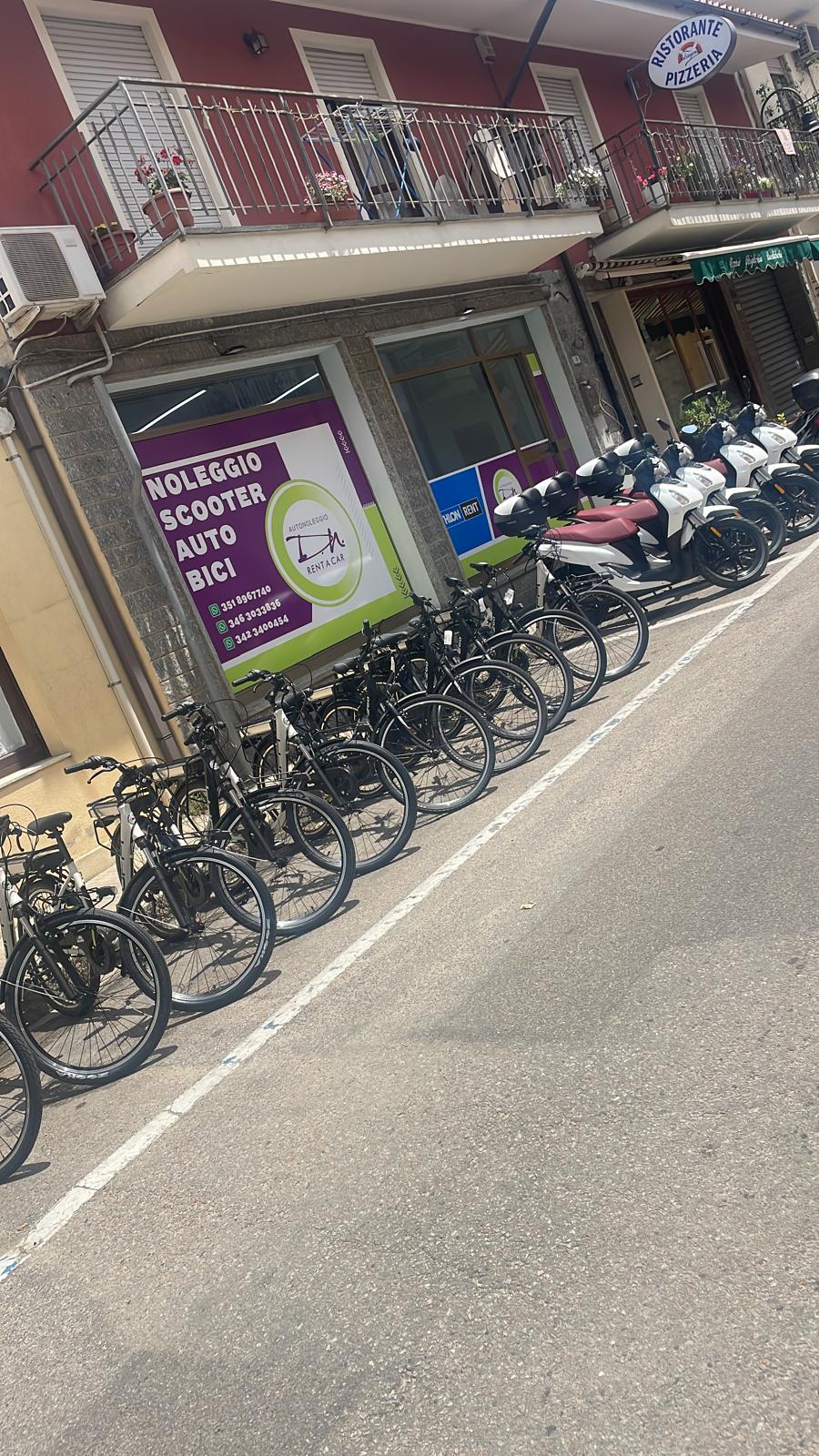 espoizione noleggio villasimius, bici e scooter